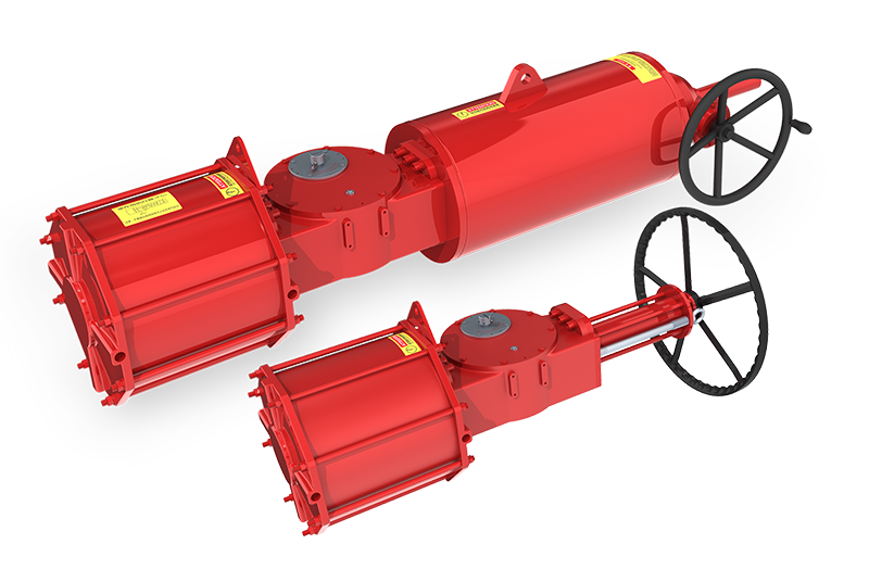 撥叉式氣動執行器